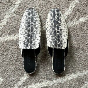 Freda Salvador Snakeskin Mules